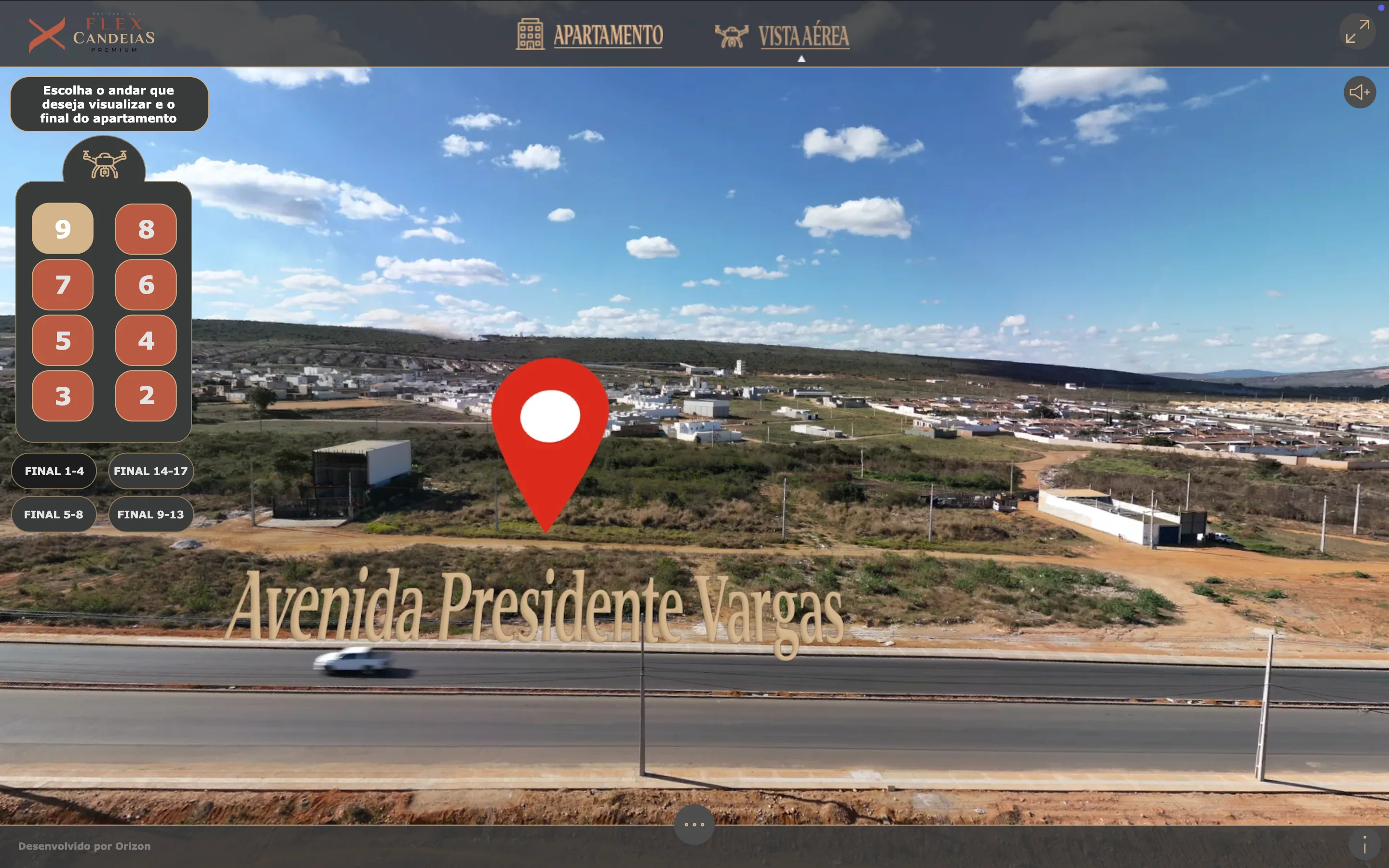 Detalhe Flex Candeias